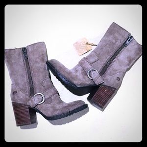 BORN ••• Suede Heeled Boots